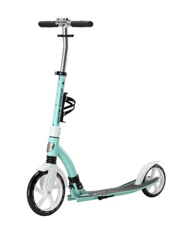 Самокат дитячий та дорослий STAR SCOOTER алюмінієвий, колеса 230мм, м'ятний колір