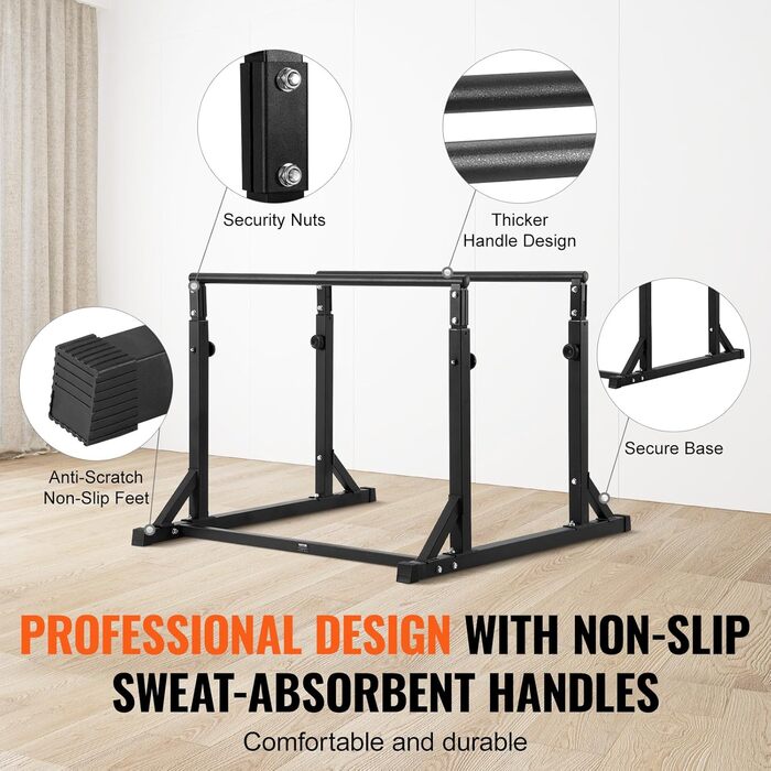 Стойка для віджимань та підтягувань VEVOR, важка (363 кг), регульована, для домашнього фітнесу