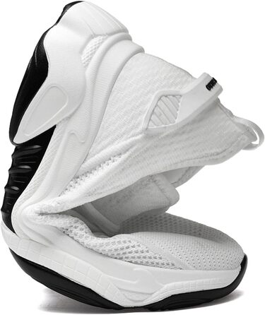 Збільшувачі висоти Elevate Shoes: кросівки з підняттям на 6/8/10 см, сітка, білі, 43 EU