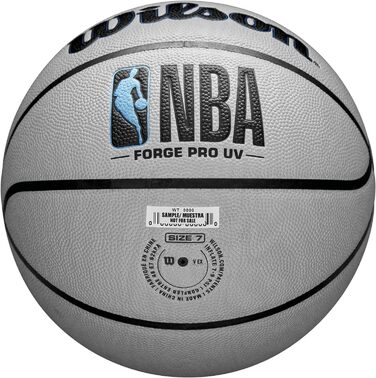 Баскетбольний м’яч Wilson NBA Forge Pro 7 розмір, сірий, для вулиці та залу