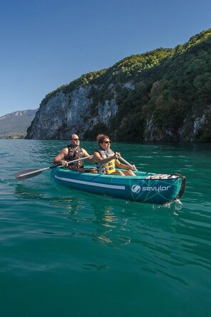 Надувний каяк Sevylor Waterton для 2 осіб, 310×88 см, складний каное