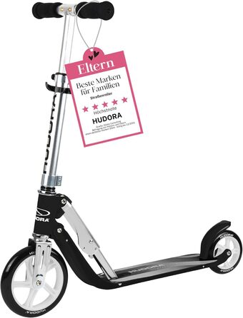 Дитячий алюмінієвий самокат HUDORA Little BigWheel, складаний, регульований, великі колеса, до 100 кг, від 3 років