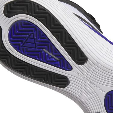 Кросівки Adidas Bounce Legends Low для баскетболу, унісекс, розмір 47 1/3 EU, білий, чорний, блакитний