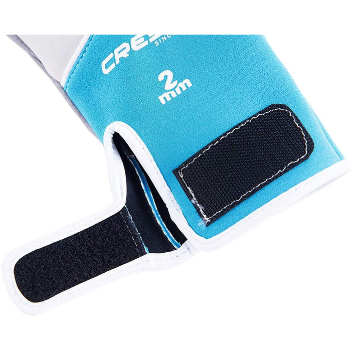 Рукавички для водного спорту Cressi Tropica Amara/Neopren 2 мм (Синій/Сірий, S)