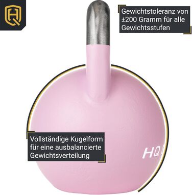Професійна гиря HQ Germany 8 кг, неіржавна ручка, для змагань, ±200 г, порошкове покриття