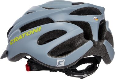 Велошолом Cratoni Pacer сірий для MTB, захисний шолом для велосипеда