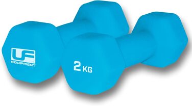Гантелі Urban Fitness K-REY-UFW033 2x2 кг, неопрeн, шестигранні, сині