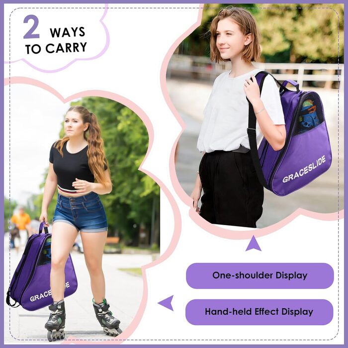 Сумка для роликів, ковзанів та скейтборду для дітей