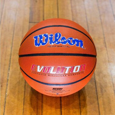 Баскетбольний м’яч Wilson Evolution, розмір 7, 29,5'', для гри, США