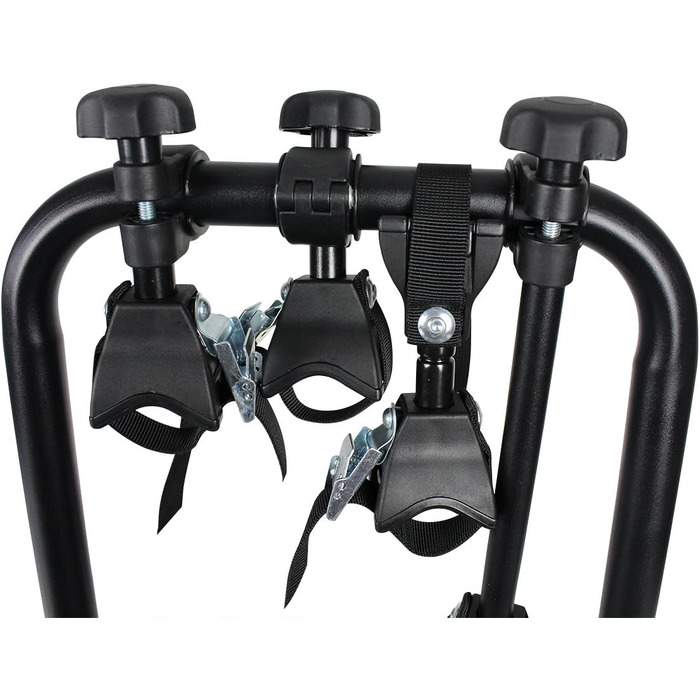 Велосипедний тримач Bullwing SR8 на 4 велосипеди для фаркопу авто, задній, відкидний, з замком та кріпленням до стіни