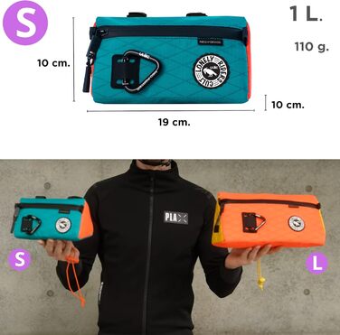 Велосипедна трикутна сумка Lenkertasche, водонепроникна, 1 л, 19x10x10 см, нейлон поліестер, для MTB, електровелосипедів, аксесуари для інструментів, телефону, гаманця