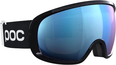 Гірськолижна маска POC Fovea Clarity Comp+ Uranium Black/Spektris Blue для змагань, оптимальна оглядовість