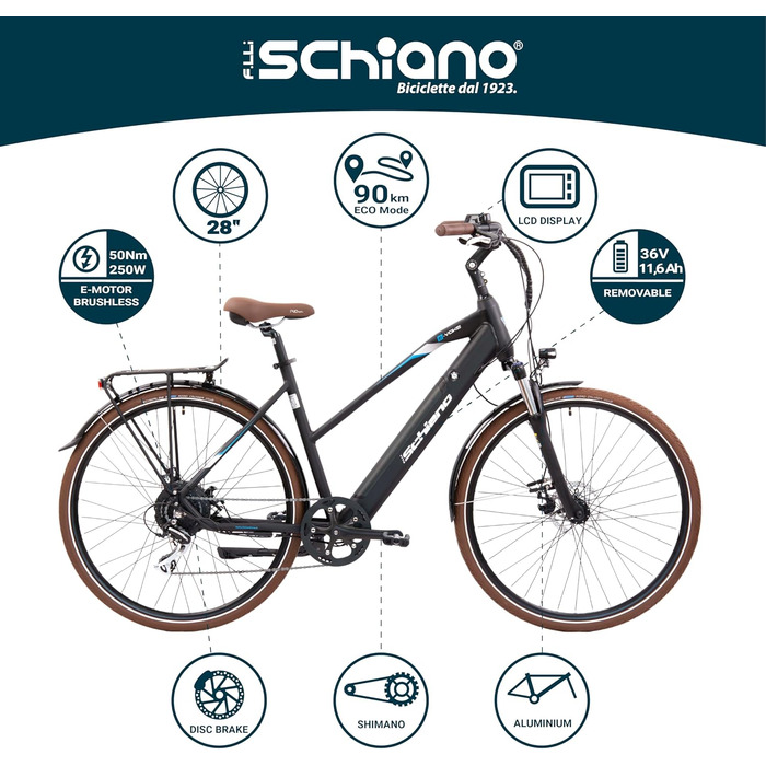 Електровелосипед F.lli Schiano E-Voke 28