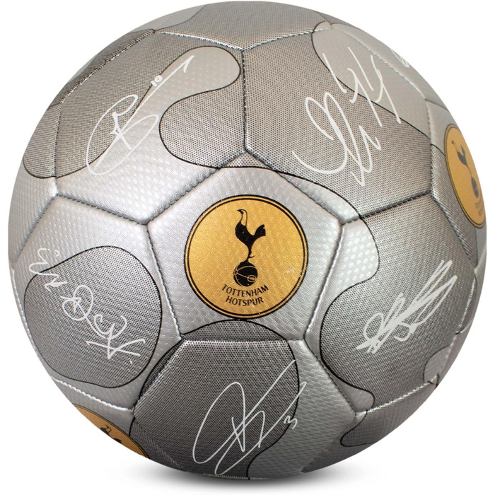 Футбольний м'яч Tottenham F.C. Hy-Pro Silver Camo, офіційна ліцензія, розмір 5, для тренувань і матчів, сувенір для дітей і дорослих