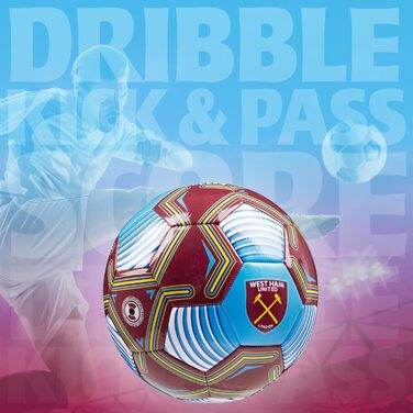 Футбольний м’яч West Ham United FC, офіційний, розмір 3/4/5, подарунок для фанатів