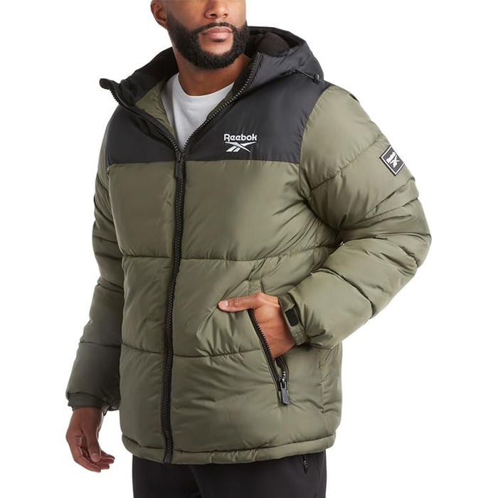 Куртка чоловіча Reebok Rbk Heavy Puffr V2 Olive/Leaf It to Me (синтетичний пух)