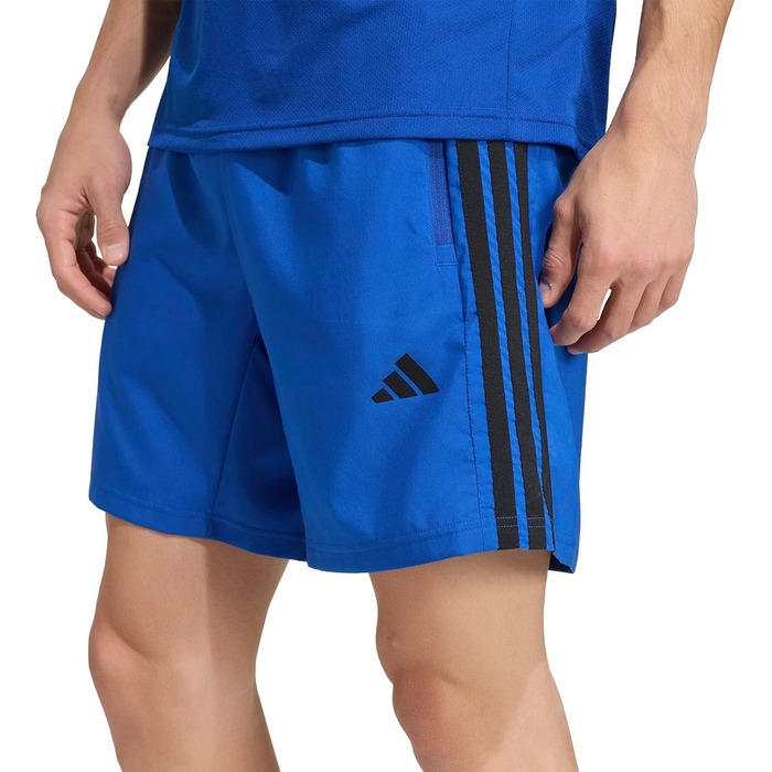 Чоловічі спортивні шорти Adidas Workout Essential Bae 3-Stripes Woven (4XL, Team Royal Blue/Black)