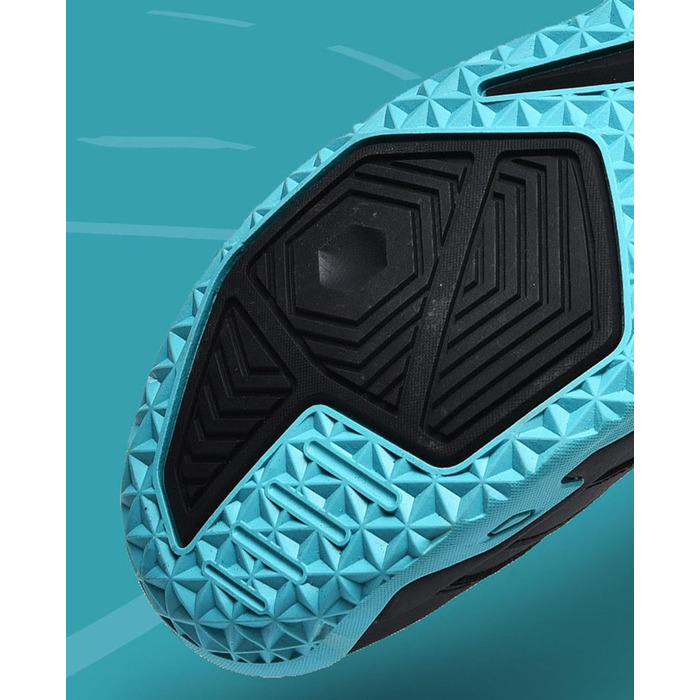 Чоловічі баскетбольні кросівки для занять спортом, дитячі кросівки, кросівки для залу та вулиці, бігові кросівки (47 EU, Чорний) 47 EU Чорний