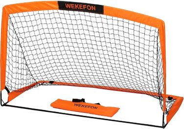 Ворота для футболу WEKEFON 1,5 x 8,9 м, портативні, для дітей та юнаків, ігри у дворі та тренування, з сумкою для перенесення, 1 шт.