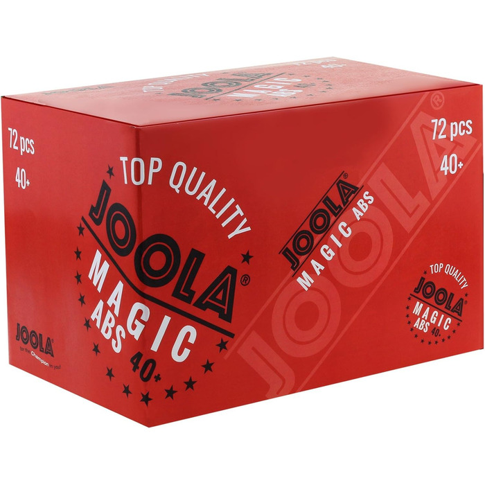 Joola Magic Abs 40+ тенісні м'ячі для настільного тенісу, помаранчеві, універсальний розмір, для дорослих, набір
