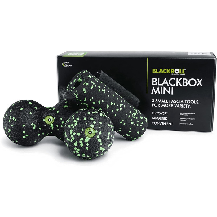 Набір для самомасажу BLACKROLL BLACKBOX Mini, чорний, універсальний розмір