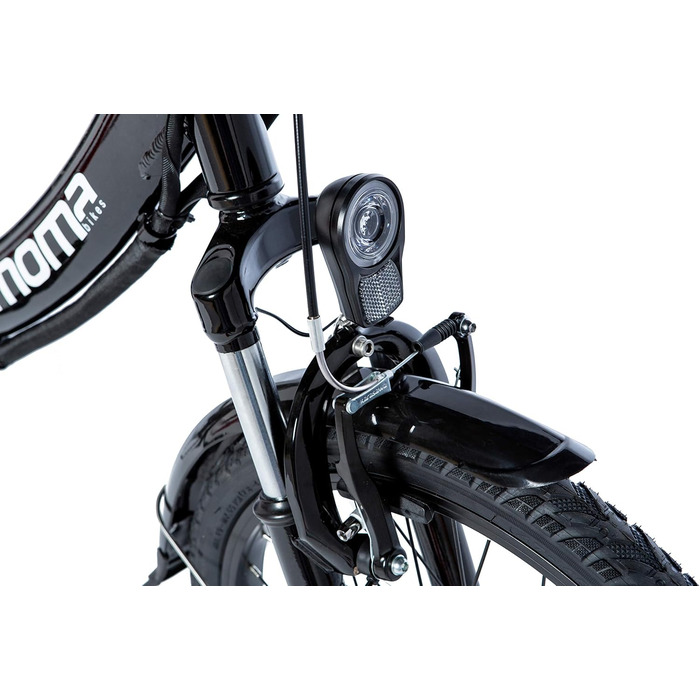 Електровелосипед складаний Moma Bikes Ebike20.2, алюмінієвий, Shimano 7 швидкостей, акумулятор іон-літій 36V 16Ah