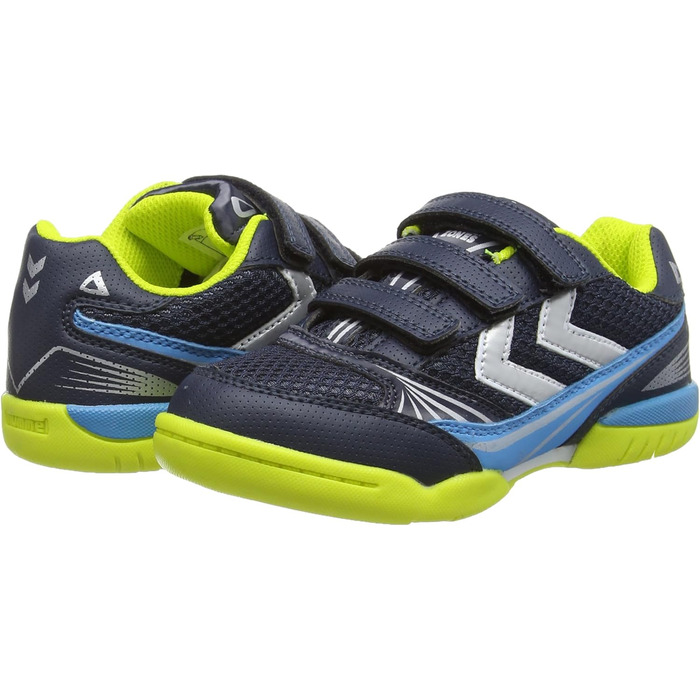Дитячі спортивні зала Hallenschuhe Hummel ROOT Unisex, 28 EU, Graphite Sulphur Spring