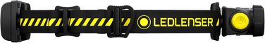 Ліхтар налобний LED Ledlenser H5R Work, 350 люмен, водонепроникний IP67, регульований, поворотний, з плавним регулюванням яскравості, 2xAA батарейки, дальність освітлення 160м, з батарейками
