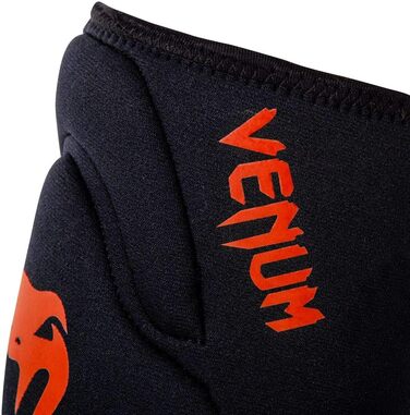 Захист для колін Venum Kontact, розмір L, чорний/червоний