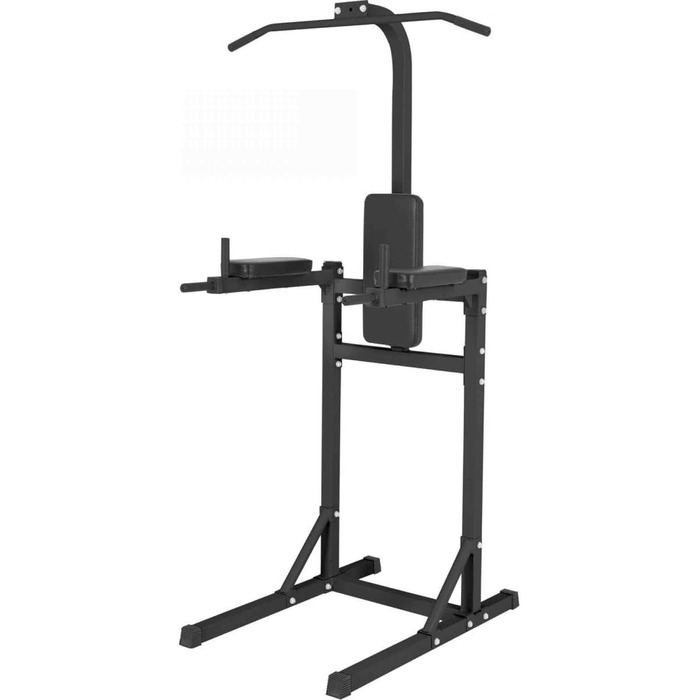 GORILLA SPORTS® Power Tower – багатофункціональний турнік, бруси, станція для підтягувань та віджимань, домашня силова станція, фітнес-тренажер для дому, чорний/білий