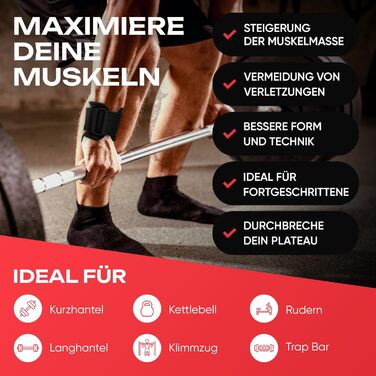 NOBLE SPORTS Затяжки для силових тренувань з м'якою підкладкою, нержавіючий болт, для станового тягнення, пауерліфтингу, бодібілдингу та фітнесу, чорні, з рушником для фітнесу, для чоловіків та жінок