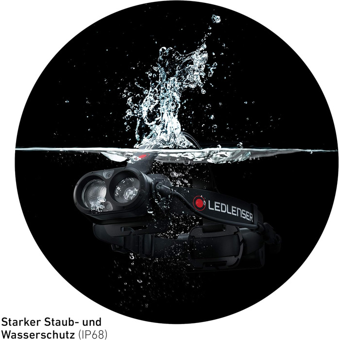 Ліхтар налобний LED Ledlenser H19R Core, 3500 люмен, акумуляторний, водонепроникний IP67, дальність 300 м