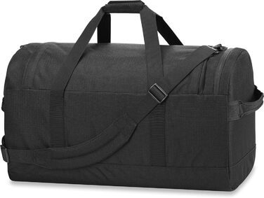 Спортивна сумка Dakine EQ Duffle 70 л, чорна, міцна та зручна, з двосторонньою блискавкою, легка для транспортування