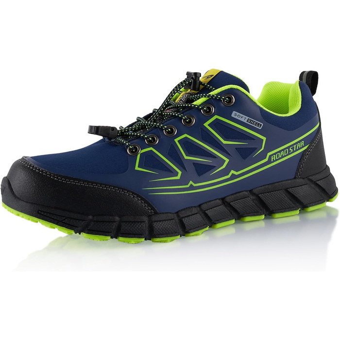 Трекінгові черевики Softshell для жінок та чоловіків. Підошва Vibram, кольори: блакитний, зелений. Розмір 36 EU