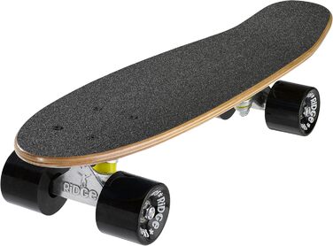 Скейтборд Ridge Cruiser Maple Mini Number Four, чорний, MPB-22-NR4, дерев'яний
