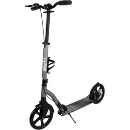 Самокат Mach1 ALU City Roller складаний, колеса 145-250 мм, для дорослих і дітей, алюмінієвий, великі колеса XXL