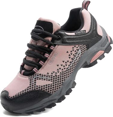 Водонепроникні трекінгові черевики для чоловіків та жінок. Легкі туристичні черевики для хайкінгу, розміри 38-46 EU, колір рожевий