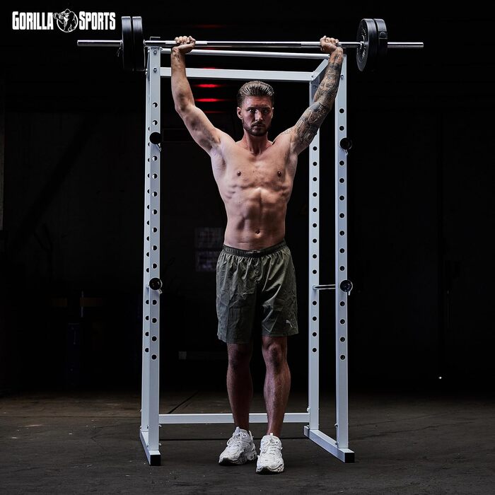 Штанга GORILLA SPORTS® хромована, Ø 30 мм, довжина 120/150/170 см, з 2 пружинними замками, навантаження до 200 кг – олімпійська штанга для тренувань