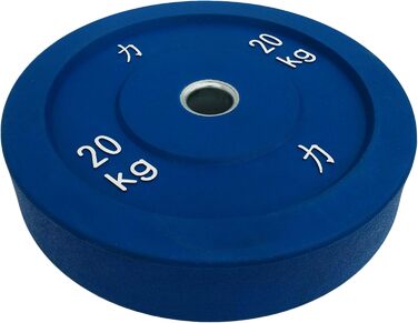 Бамперні диски Strength Shop Riot, кольорові, пара 5–25 кг, повністю гумові, IWF, діаметр 450 мм, отвір 51 мм