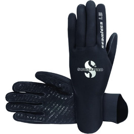 SCUBAPRO Безшовні рукавички для дайвінгу, 1.5 мм, чорні