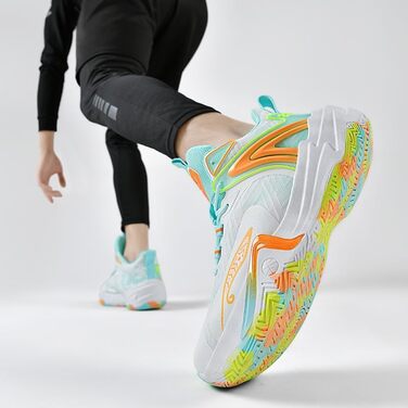 Жіночі баскетбольні кросівки, модні хай-топ спортивні снікерси, легкі волейбольні кросівки для ходьби, бігу та активного відпочинку (зелені, 41 EU)