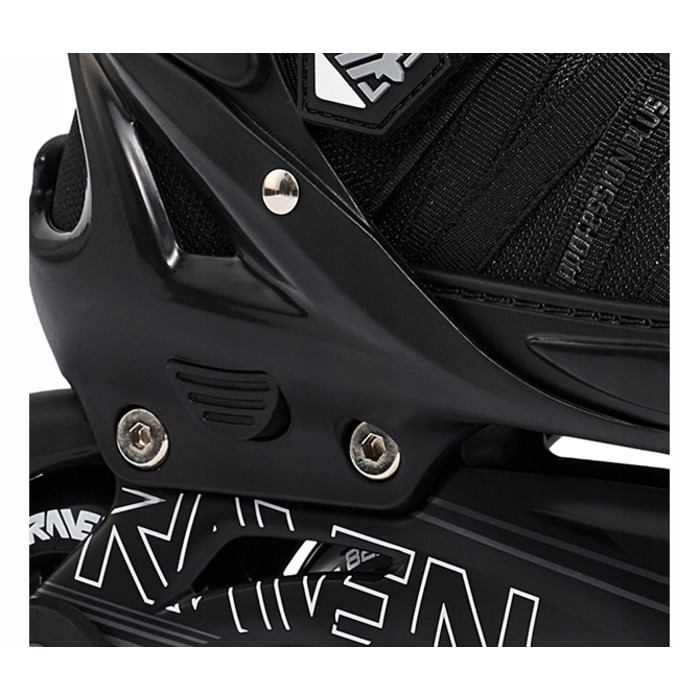 Регульовані ролики RAVEN Profession PLUS Black, 35-39, швидка шнурівка