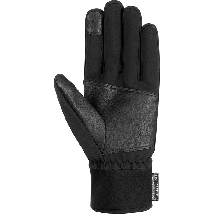 Універсальні спортивні рукавички Reusch Diver X R-TEX XT для сенсорних екранів, водонепроникні, вітрозахисні, дихаючі, для чоловіків і жінок, чорні/сріблясті, розмір 8.5