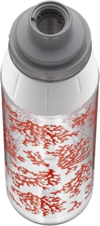 Alfi пляшка для води Tritan 700 мл, BPA Free, кор coral, герметична, для газованої води, для школи, спорту, походів, посудомийна машина