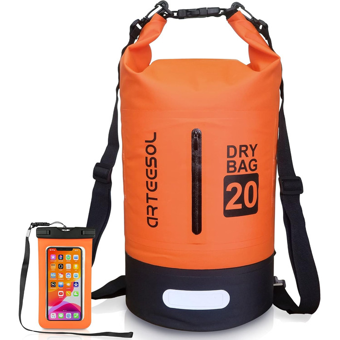 Водонепроникний мішок Blackace Arteesol 5L/10L/30L - Сумка для плавання, каякінгу та водних видів спорту (Оранжевий)
