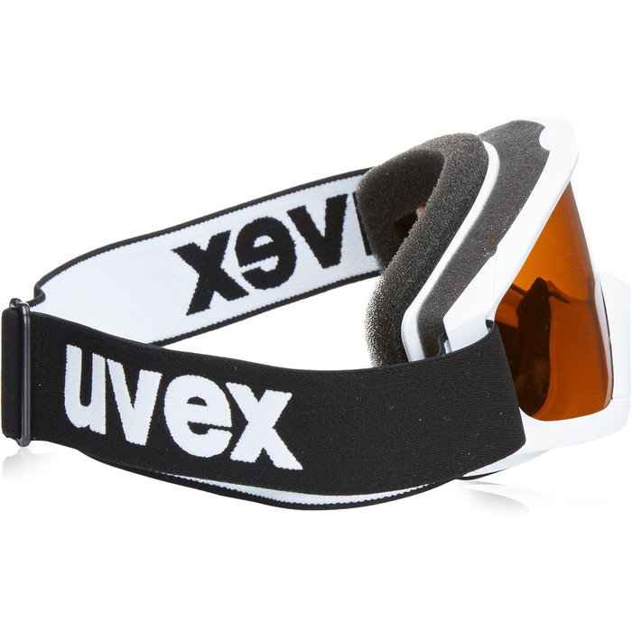 Дитяча лижна маска Uvex Speedy Pro, чорна, лінзи Lasergold, антифог, підвищена контрастність, розширене поле зору