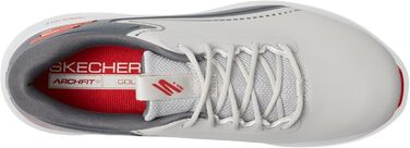 Гольф-взуття Skechers Max Fairway 3 Arch Fit для чоловіків без шипів, сірий, 40 EU