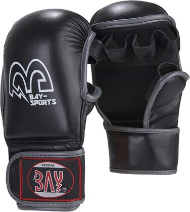 Рукавички для ММА Cage Fighter чорні, для спарингу і тренувань, Крав Мага, для дітей і дорослих