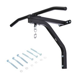 Кріплення для боксерського мішка HOMCOM - міцна настінна стійка для боксерського мішка/груші, сталева, чорна, 93 x 47 x 51 см