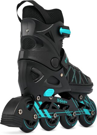 Інлайнери роликові ковзани RAVEN Expert, дитячі та дорослі, регульовані (40-43, 25,5-28 см), колір м'ятний